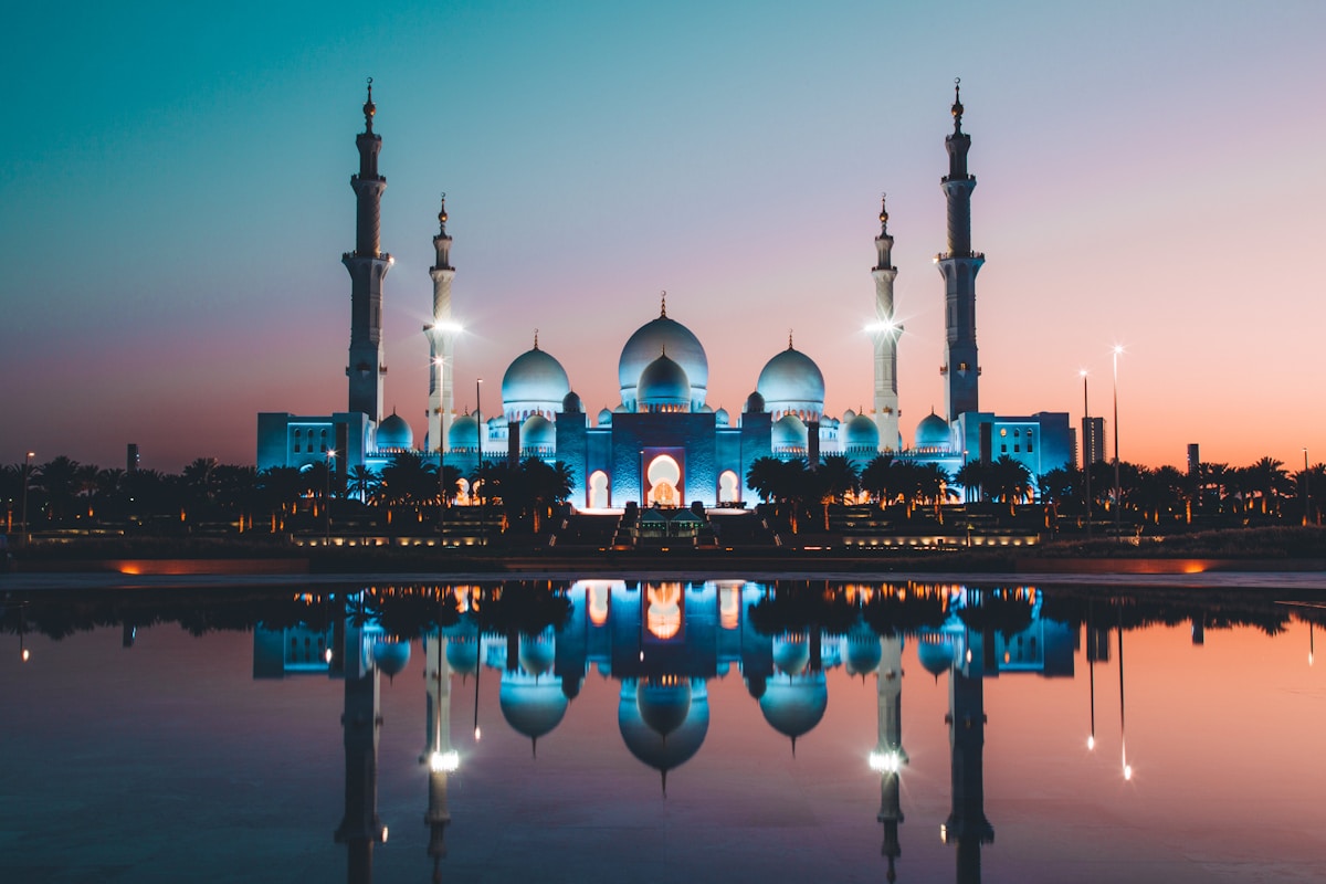 Mosque at golden hour